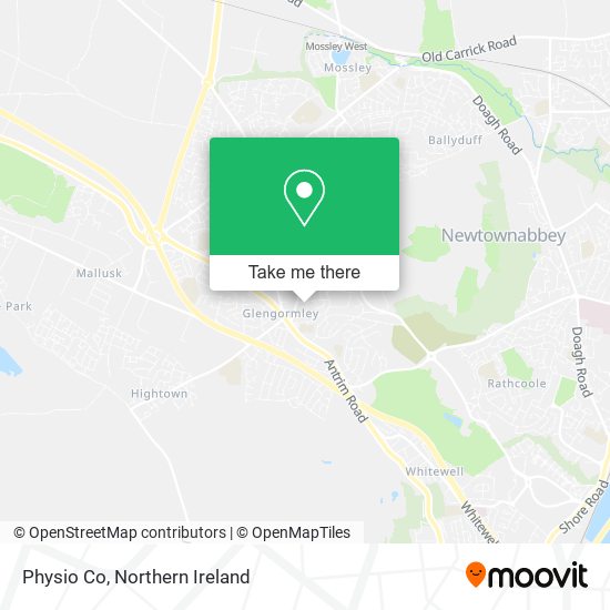 Physio Co map
