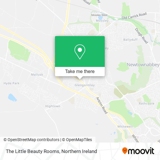 The Little Beauty Rooms map