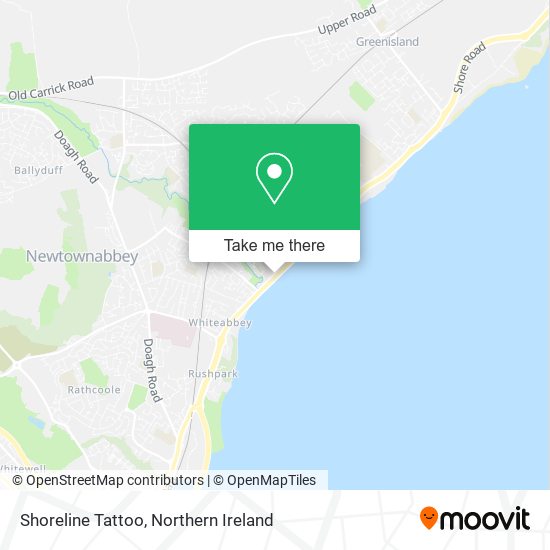 Shoreline Tattoo map