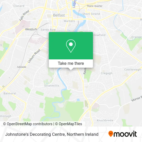 Johnstone's Decorating Centre map