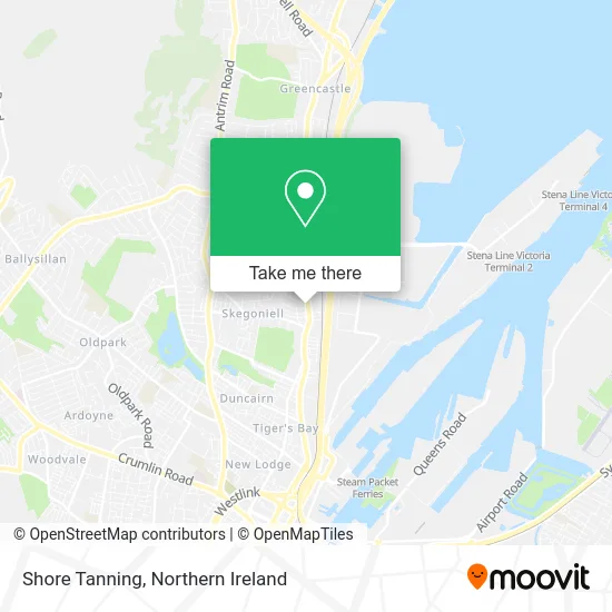 Shore Tanning map
