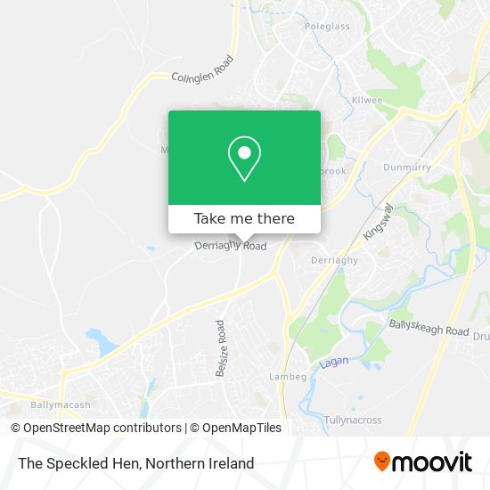 The Speckled Hen map