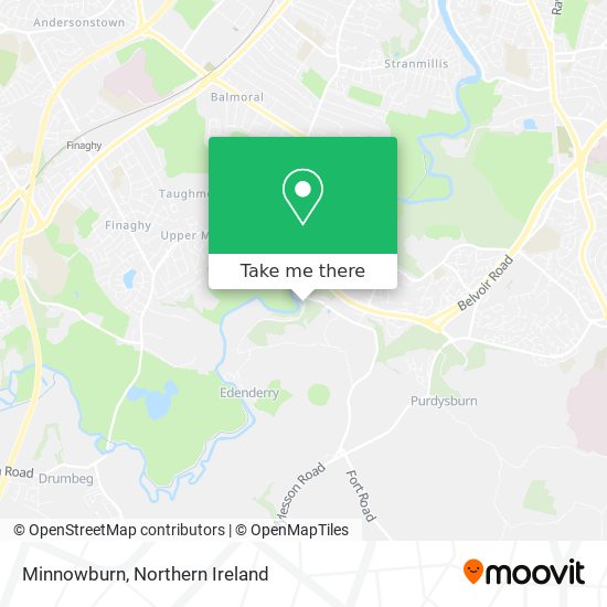 Minnowburn map