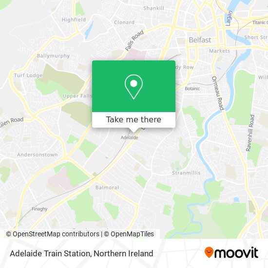 Adelaide Train Station map