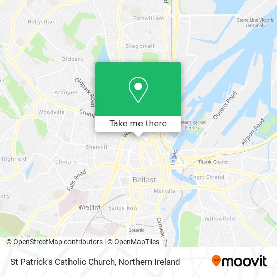 St Patrick's Catholic Church map