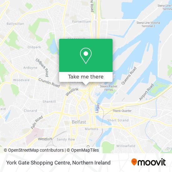 York Gate Shopping Centre map