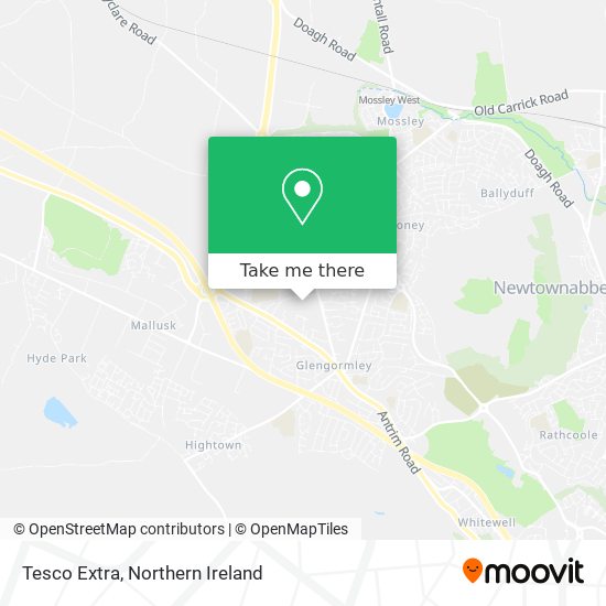 Tesco Extra map