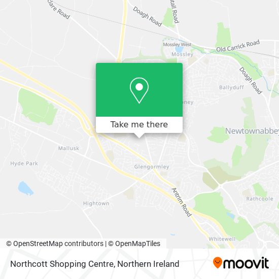 Northcott Shopping Centre map