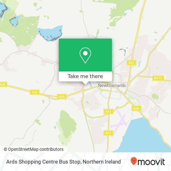 Ards Shopping Centre Bus Stop map