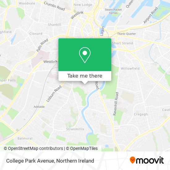 College Park Avenue map