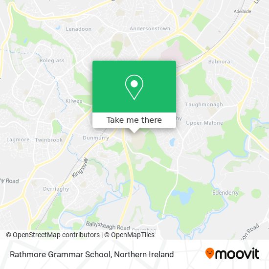 Rathmore Grammar School map