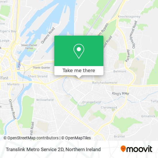 Translink Metro Service 2D map