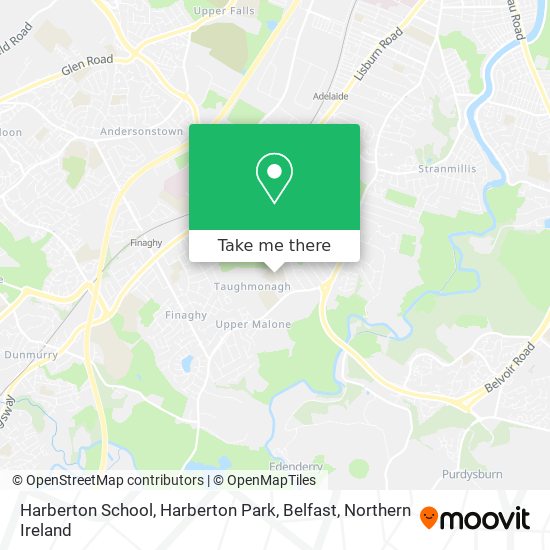 Harberton School, Harberton Park, Belfast map