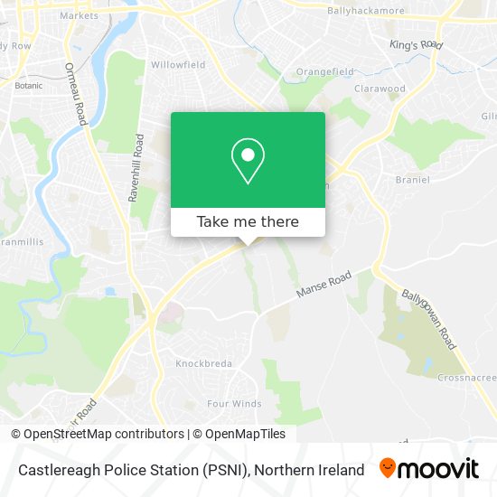 Castlereagh Police Station (PSNI) map