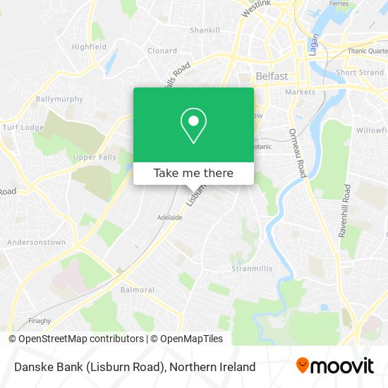 Danske Bank (Lisburn Road) map