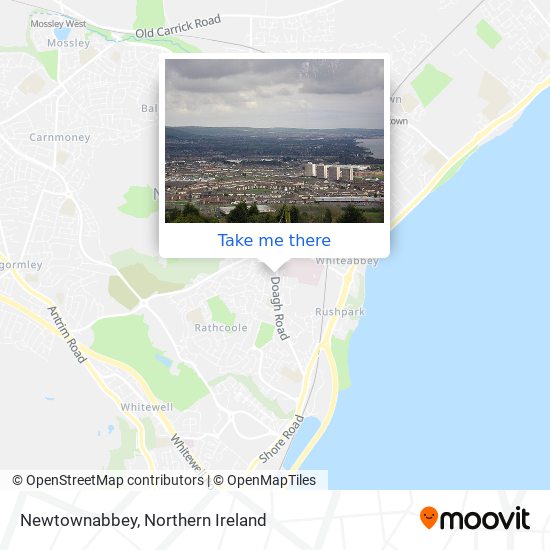Newtownabbey map