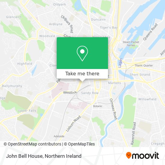 John Bell House map