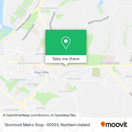 Stormont Metro Stop - 00935 map