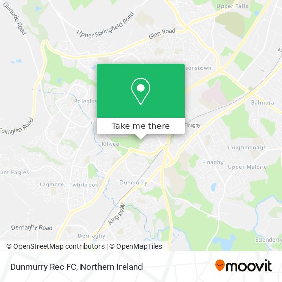 Dunmurry Rec FC map