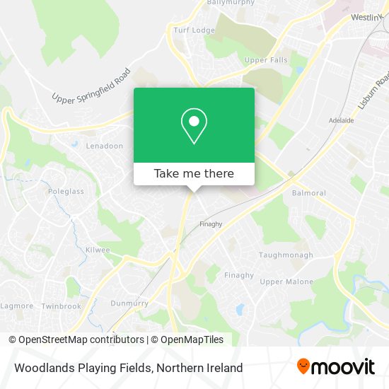 Woodlands Playing Fields map