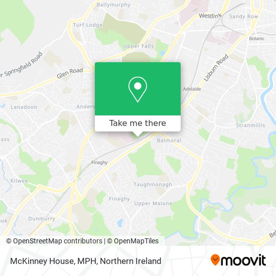 McKinney House, MPH map