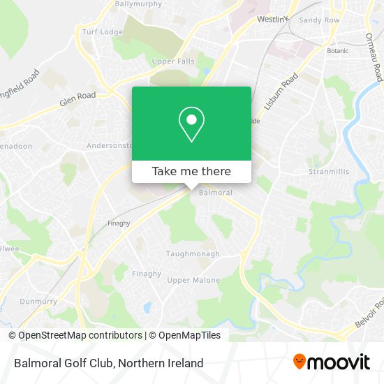 Balmoral Golf Club map