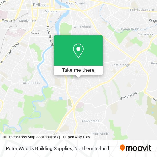 Peter Woods Building Supplies map
