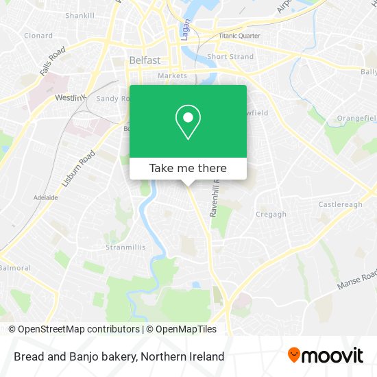 Bread and Banjo bakery map