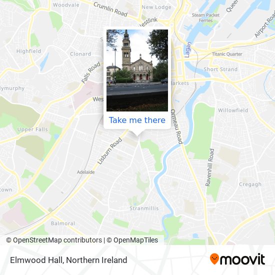 Elmwood Hall map