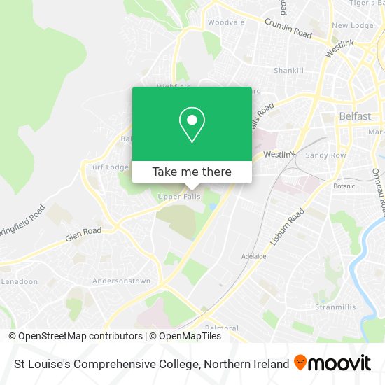 St Louise's Comprehensive College map