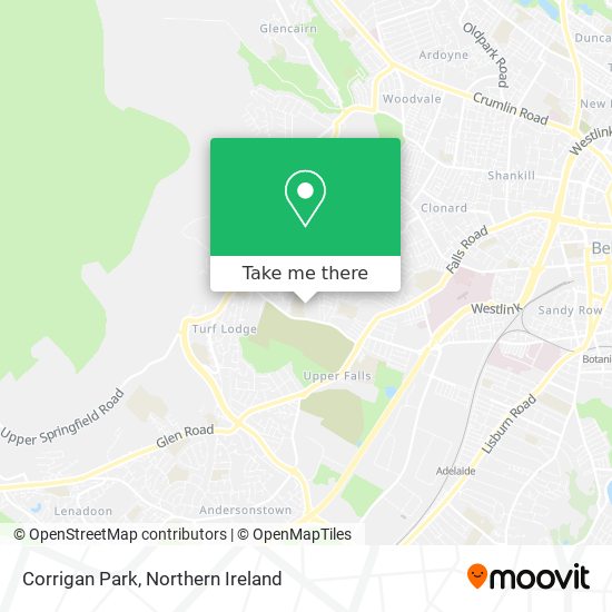 Corrigan Park map