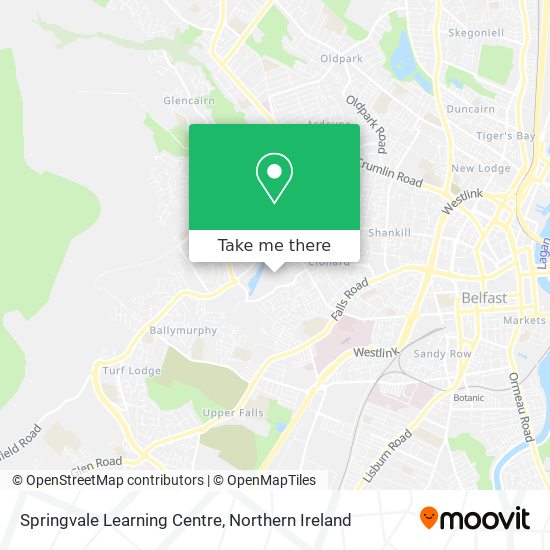 Springvale Learning Centre map