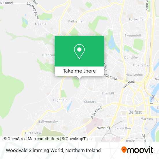 Woodvale Slimming World map