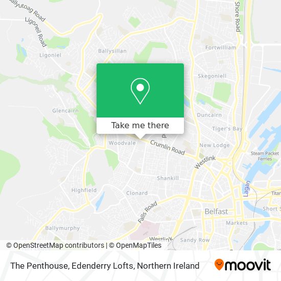 The Penthouse, Edenderry Lofts map
