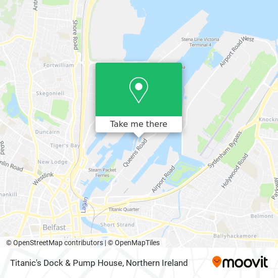 Titanic's Dock & Pump House map