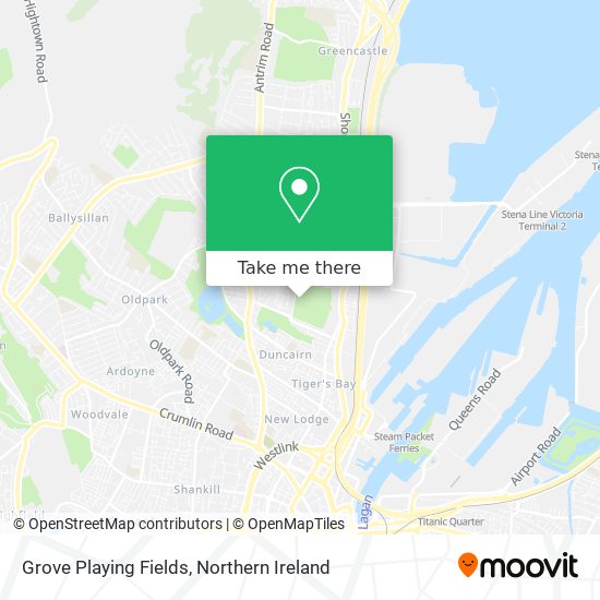 Grove Playing Fields map