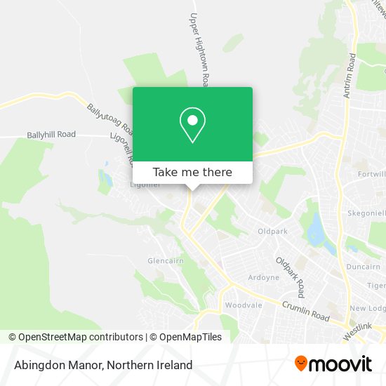 Abingdon Manor map