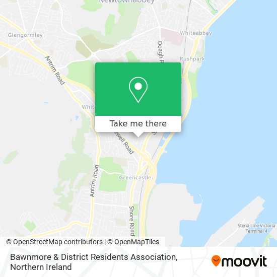 Bawnmore & District Residents Association map