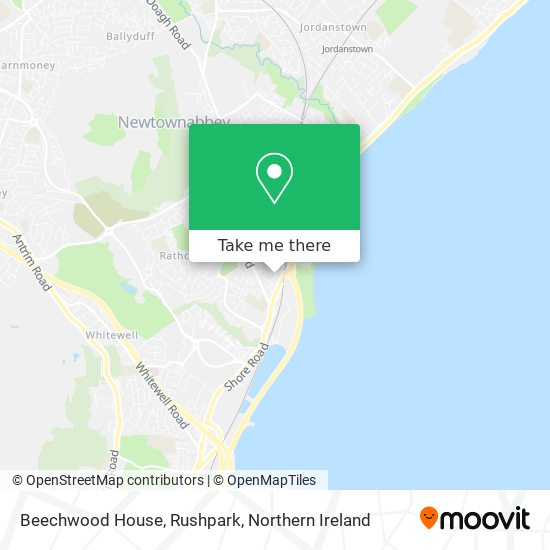 Beechwood House, Rushpark map