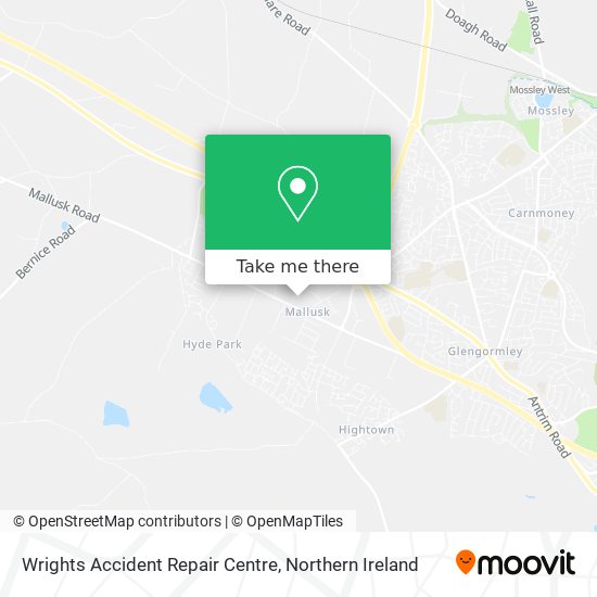 Wrights Accident Repair Centre map