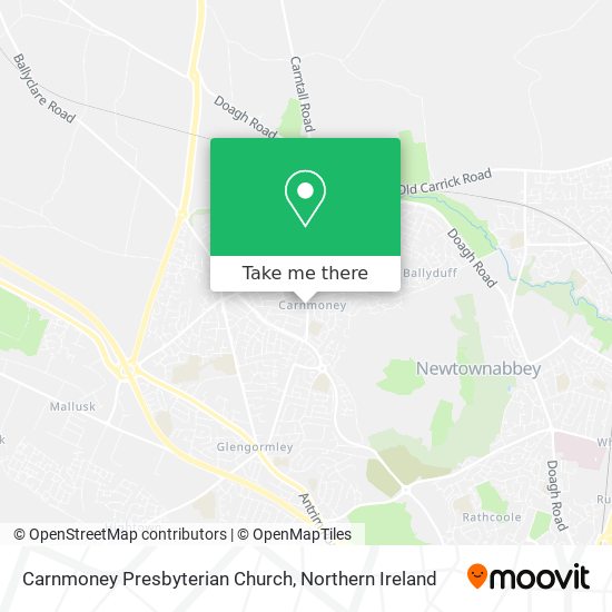 Carnmoney Presbyterian Church map