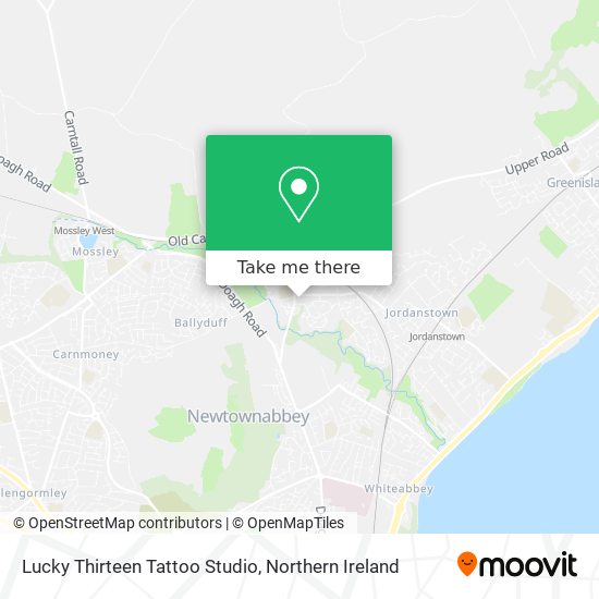 Lucky Thirteen Tattoo Studio map