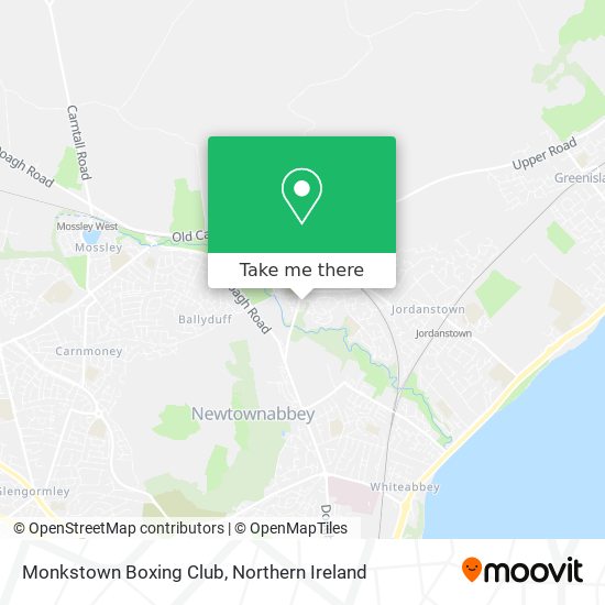 Monkstown Boxing Club map