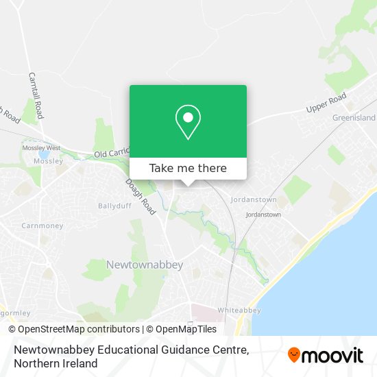 Newtownabbey Educational Guidance Centre map