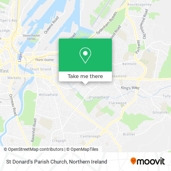 St Donard's Parish Church map