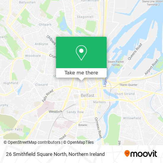 26 Smithfield Square North map