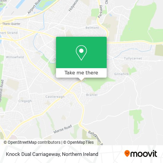 Knock Dual Carriageway map