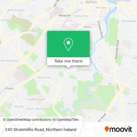 245 Stranmillis Road map