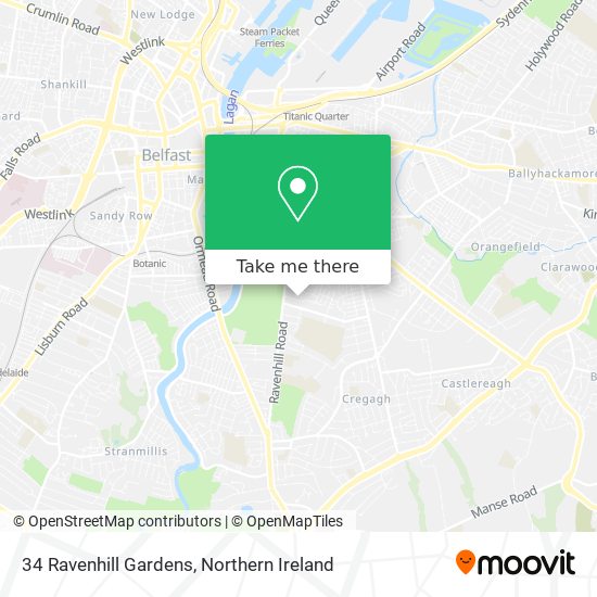 34 Ravenhill Gardens map