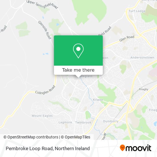 Pembroke Loop Road map